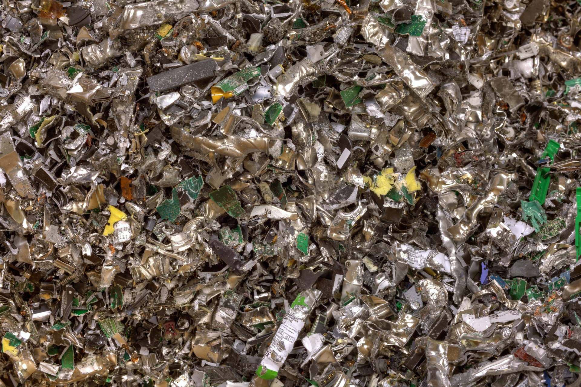 Shredded hard drives